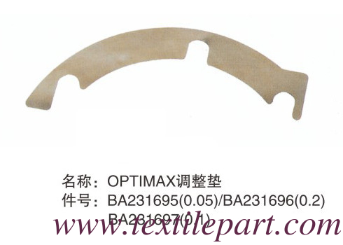 BA231695 BA231696 BA231697 GASKET OPTIMAX PICANOL RAPIER PARTIES de tissu de tissu à tisser