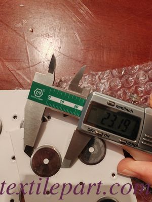 PQQ51785 Lame circulaire pour cutter rotatif Rotocut de G6300 Taille 23 x 4 x 0,6 mm